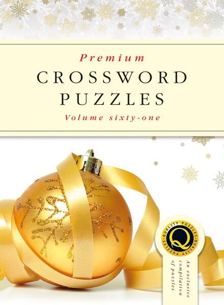 Premium Crossword Puzzles – Issue 61 – November 2019 Cover