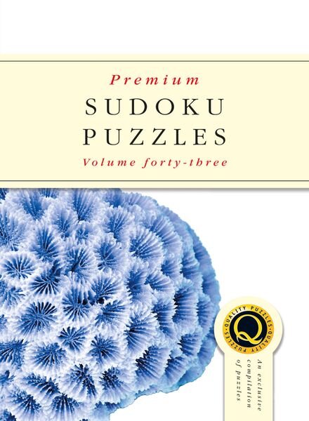Premium Sudoku Puzzles – Issue 43 – July 2018 Cover