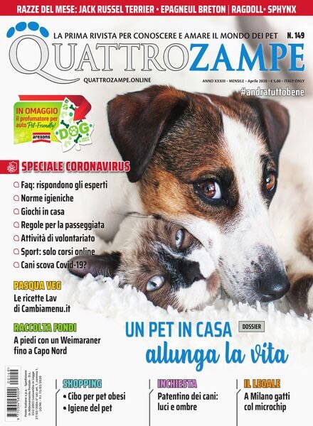 QuattroZampe – Aprile 2020 Cover
