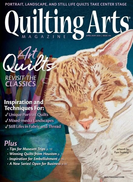 Quilting Arts – April-May 2020 Cover