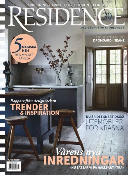 Residence – april 2020 Cover