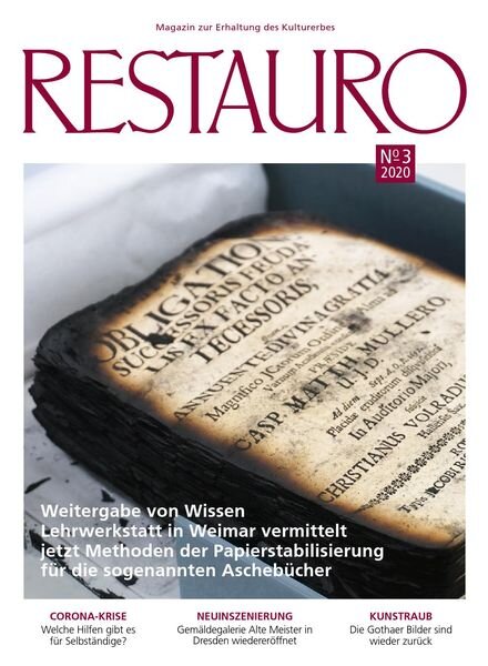 Restauro – Mai 2020 Cover
