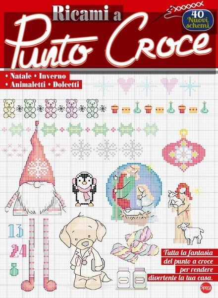 Ricami a Punto Croce – Dicembre 2017 – Gennaio 2018 Cover