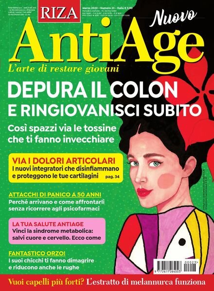Riza AntiAge – Marzo 2020 Cover