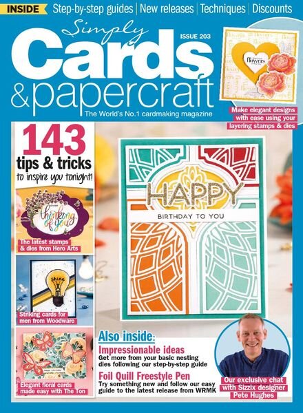 Simply Cards & Papercraft – Issue 203 – March 2020 Cover