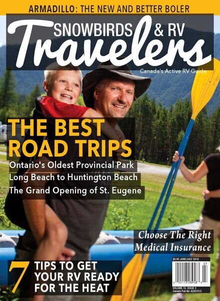 Snowbirds & RV Travelers – June-July 2018 Cover