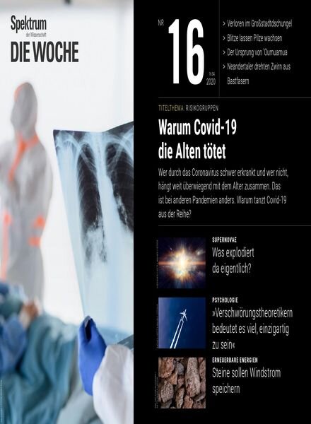 Spektrum Die Woche – 17 April 2020 Cover