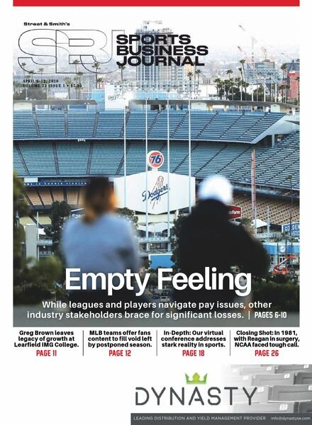 SportsBusiness Journal – 06 April 2020 Cover