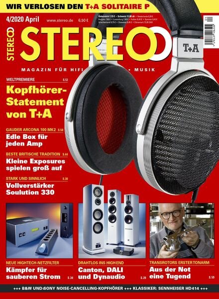 Stereo – April 2020 Cover