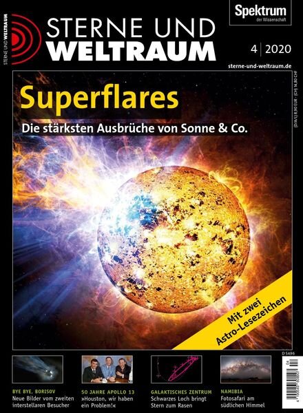 Sterne und Weltraum – April 2020 Cover