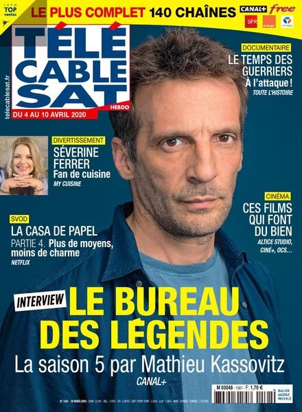 Telecable Sat Hebdo – 30 mars 2020 Cover
