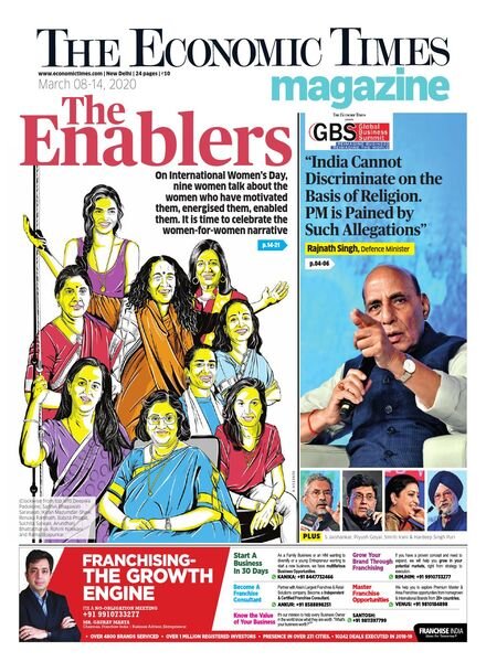 The Economic Times – March 8, 2020 Cover