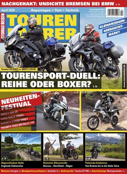 Tourenfahrer – April 2020 Cover