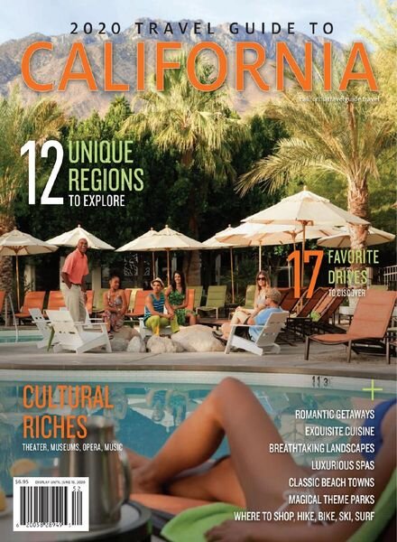 Travel Guide to California – 2020 Cover