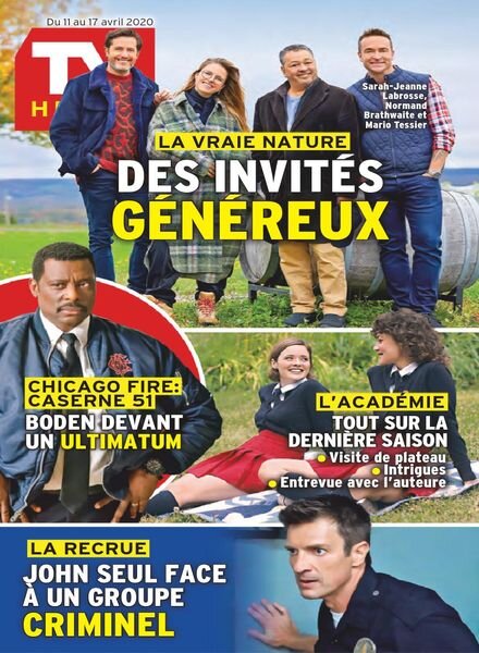 TV Hebdo – 11 avril 2020 Cover