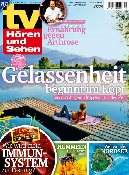TV HOren und Sehen – 9 April 2020 Cover
