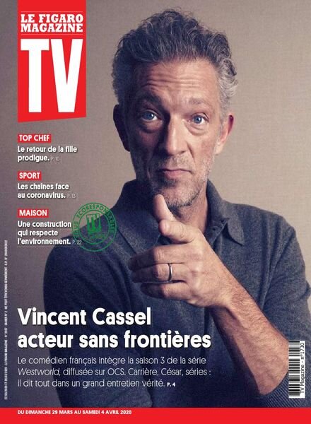 TV Magazine – 29 Mars 2020 Cover