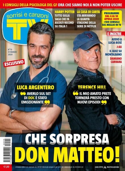 TV Sorrisi e Canzoni – 31 marzo 2020 Cover