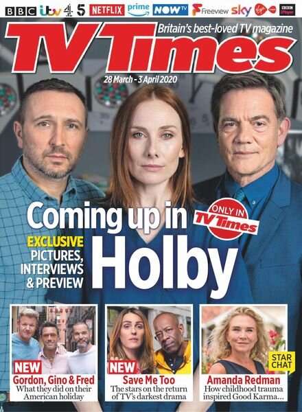TV Times – 28 March 2020 Cover