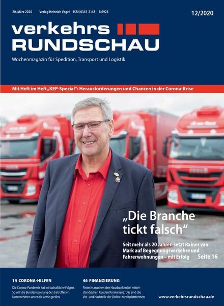 VerkehrsRundschau – 16 Marz 2020 Cover