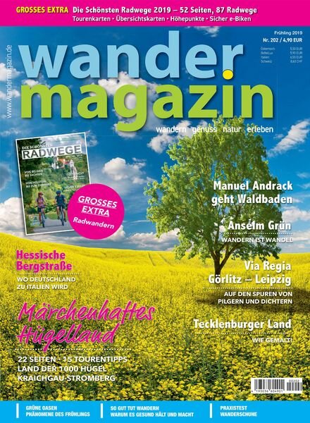 Wandermagazin – Fruhling 2019 Cover
