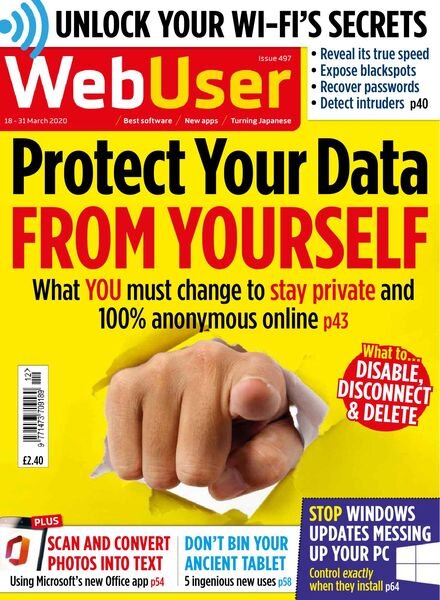 WebUser – 18 March 2020 Cover