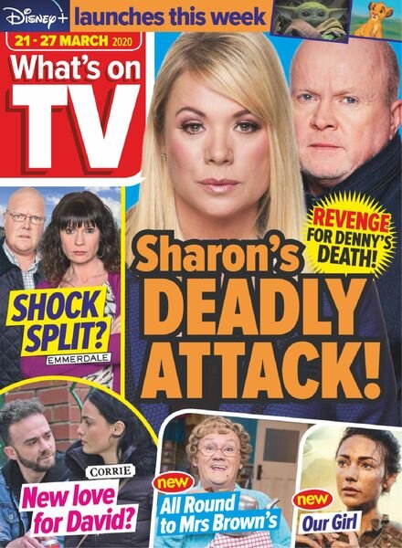 What’s on TV – 21 March 2020 Cover