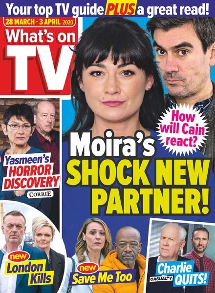 What’s on TV – 28 March 2020 Cover