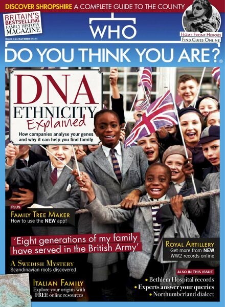 Who Do You Think You Are – May 2020 Cover