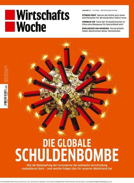Wirtschaftswoche – 17 April 2020 Cover