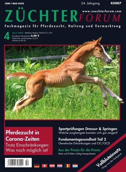 Zuchterforum – April 2020 Cover