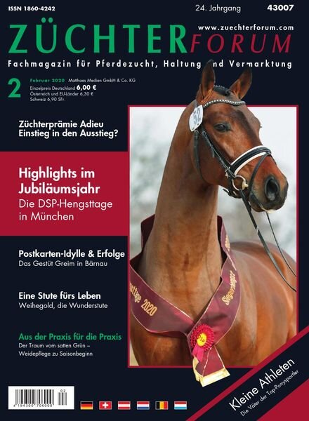 Zuchterforum – Februar 2020 Cover