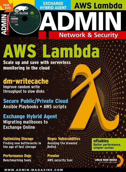 Admin Network & Security – Issue 55 – January-February 2020 Cover