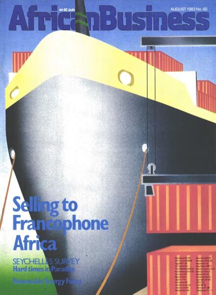 African Business English Edition – August 1983 Cover