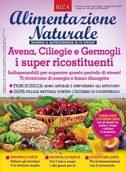 Alimentazione Naturale – Maggio-Giugno 2020 Cover