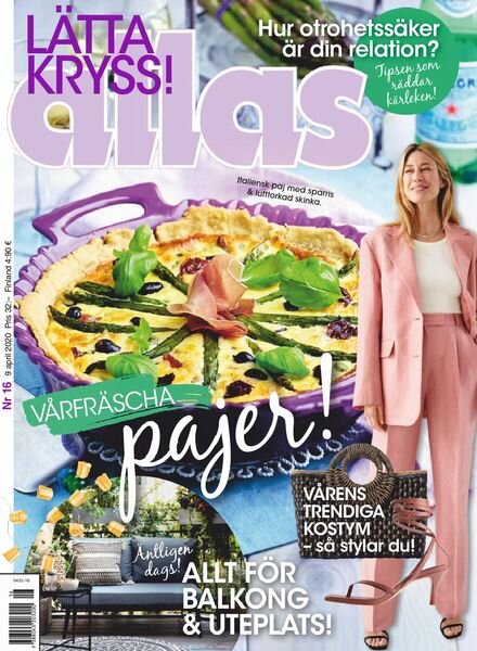 Allas – 09 april 2020 Cover