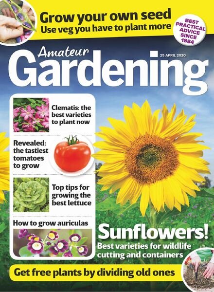 Amateur Gardening – 25 April 2020 Cover