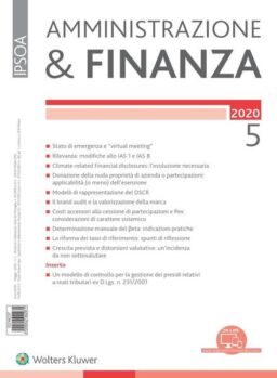 Amministrazione & Finanza – Maggio 2020