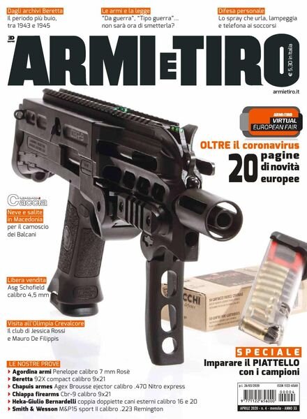 Armi e Tiro – Aprile 2020 Cover