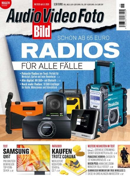 Audio Video Foto Bild – Mai 2020 Cover