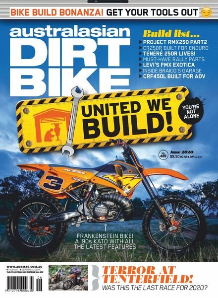 Australasian Dirt Bike – June 2020 Cover