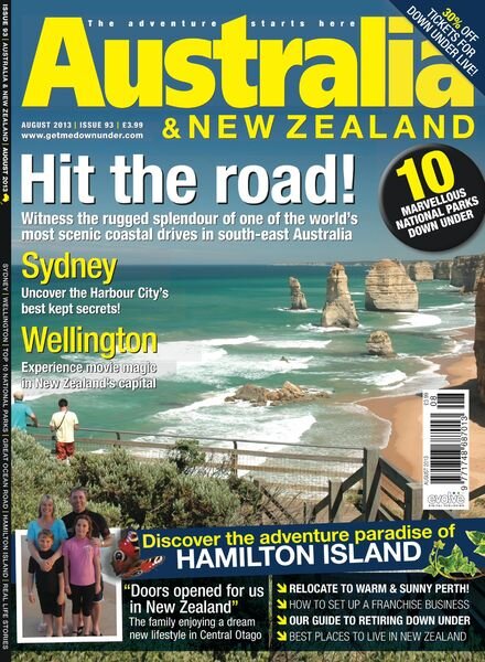 Australia & New Zealand – August 2013 Cover