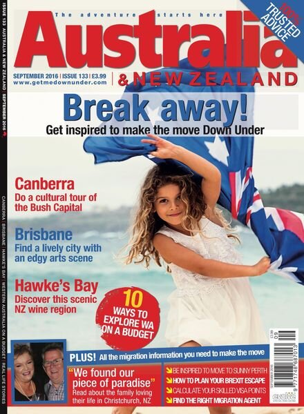 Australia & New Zealand – September 2016 Cover