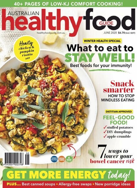 Australian Healthy Food Guide – June 2020 Cover
