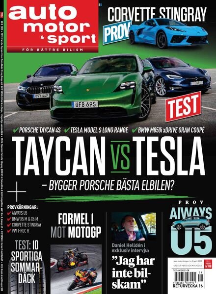 Auto Motor & Sport Sverige – 02 april 2020 Cover