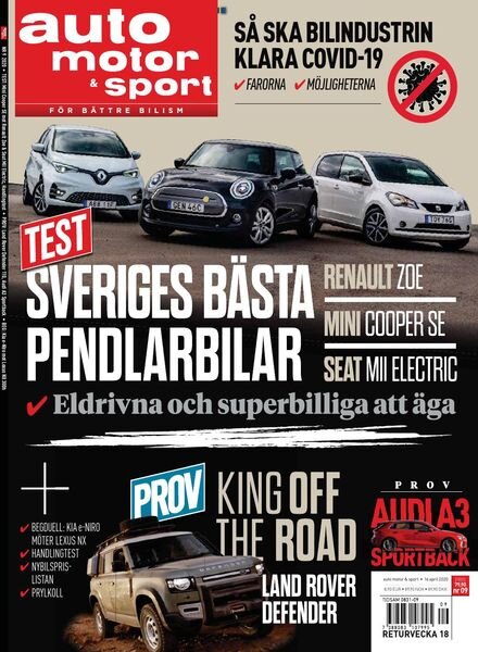 Auto Motor & Sport Sverige – 16 april 2020 Cover