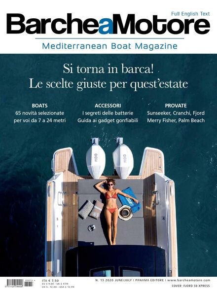 Barche a Motore – Giugno-Luglio 2020 Cover