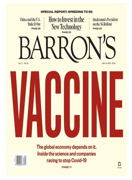 Barron’s – 18 May 2020 Cover