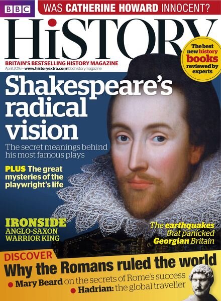 BBC History UK – April 2016 Cover