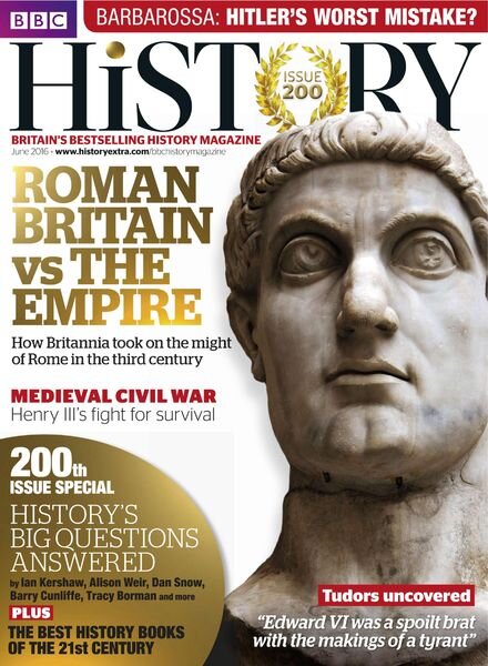 BBC History UK – June 2016 Cover